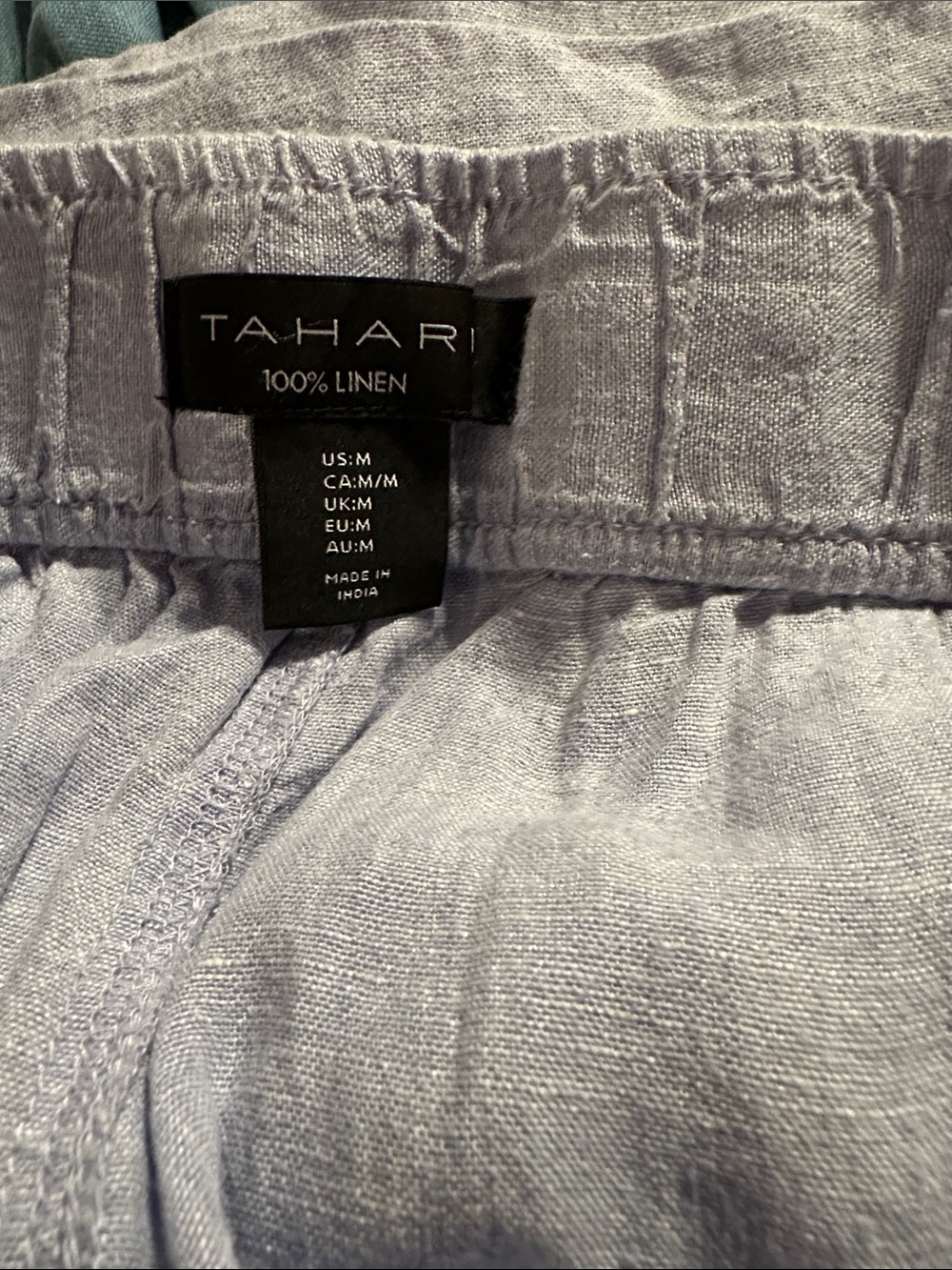 Tahari Lilac Linen Pant